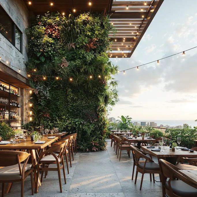 Arquiteto Comercial 13 magnifics_upscale-2N5gDbUtNC2LVFA9XRZg-fbulhoesb_69888_Ultra-realistic_rooftop_restaurant_featuring__336399e0-4349-43b8-ab0a-c8469965ce52_0