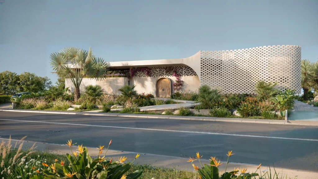 casa com fachada mediterrânea